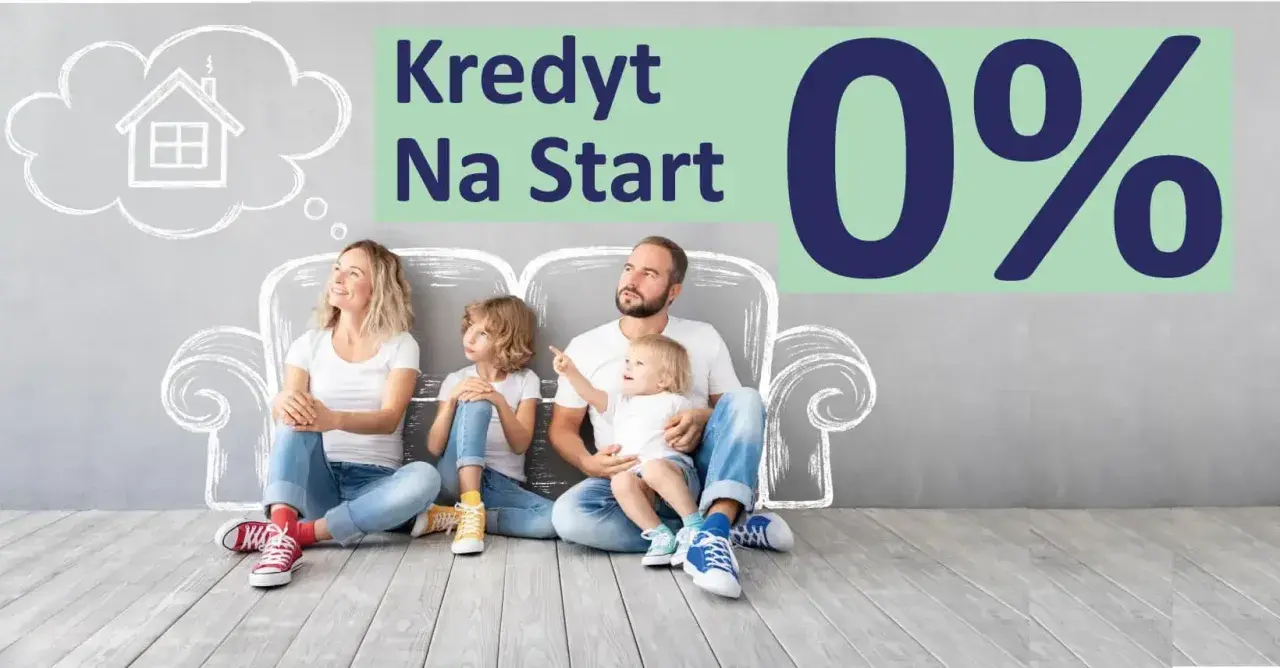 Rodzina marzy o domu. Kredyt dla młodych na start 0%.