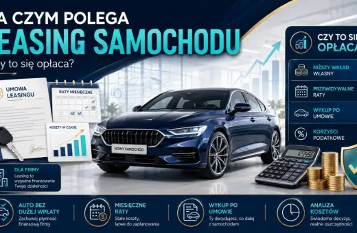 Leasing konsumencki samochodu: umowa, raty, koszty, korzyści podatkowe. Czy się opłaca?